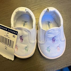 Ralph Lauren Baby Slip on Shoes Size 1 - Brand New
